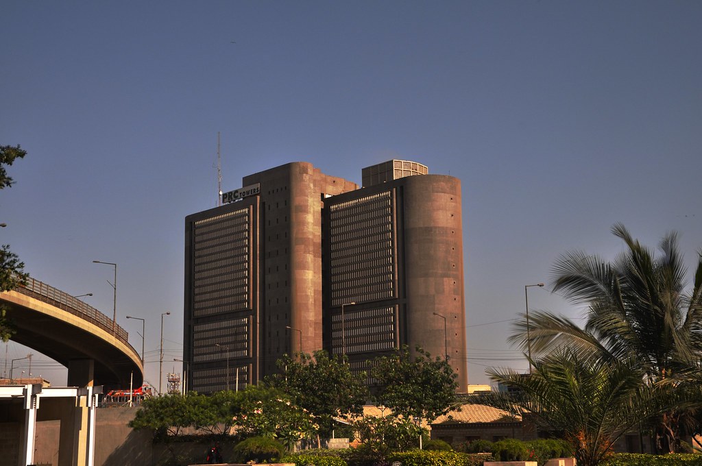 Karachi skyline — PRC Towers